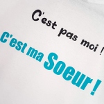 T-shirt humoristique enfant "C'est pas moi c'est ma soeur" – Image 2